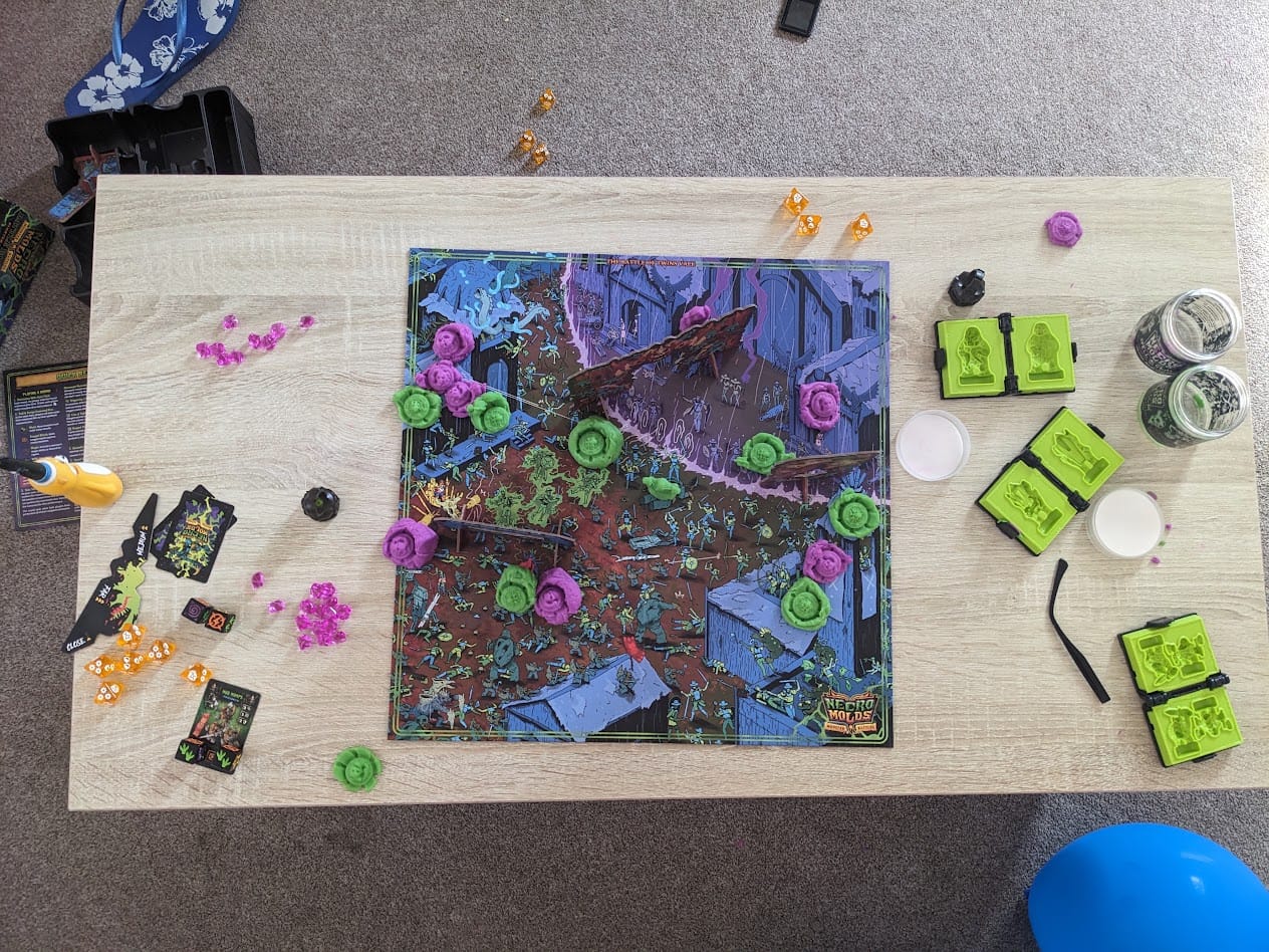 Customer photo review of Necromolds Battle Box