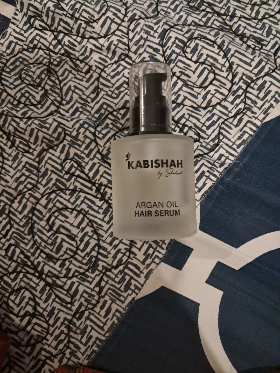 Customer photo review of Argan Oil Hair Serum