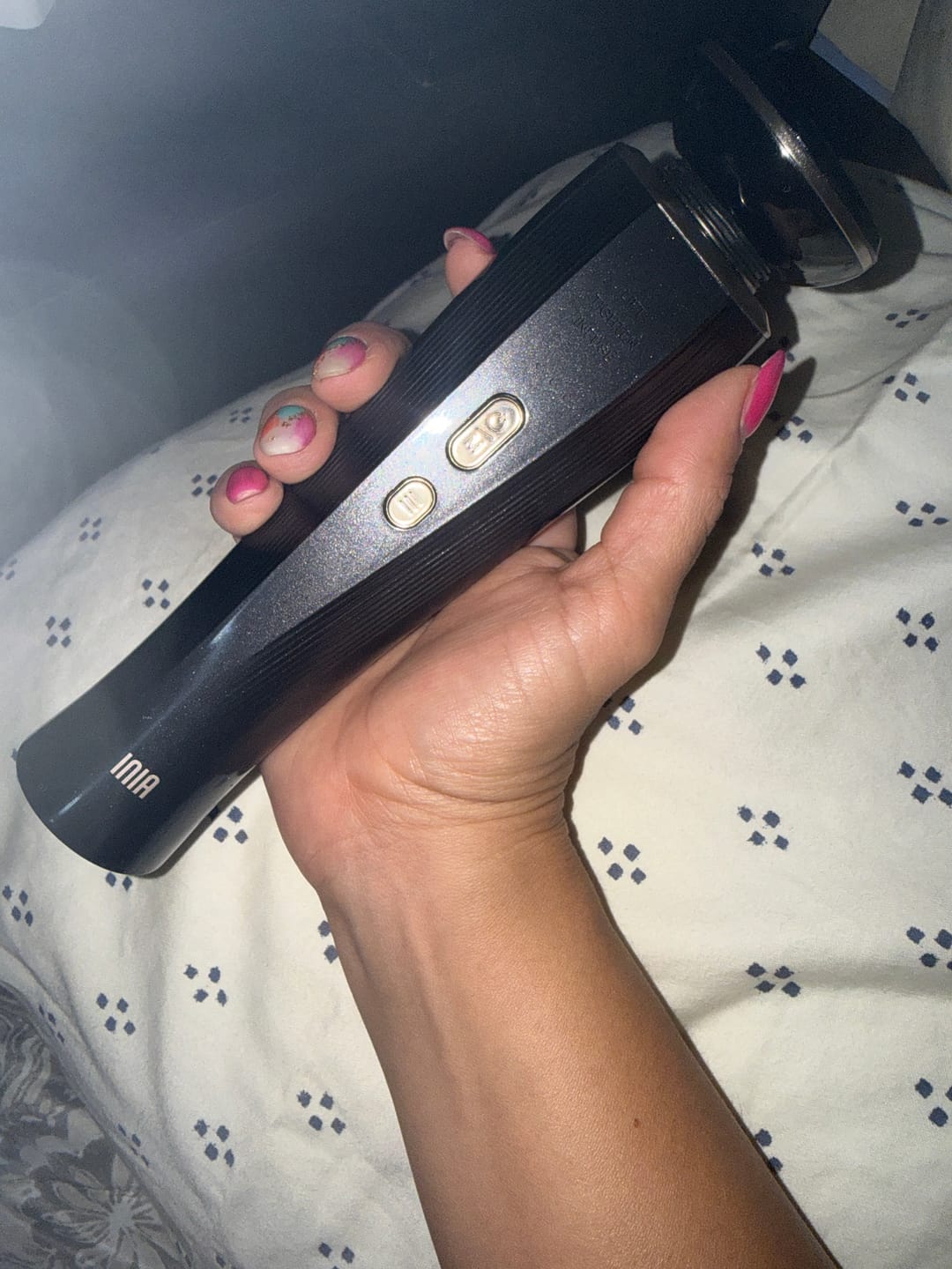 Customer photo review of INIA FLARE Dispositivo Facial de Microcorriente