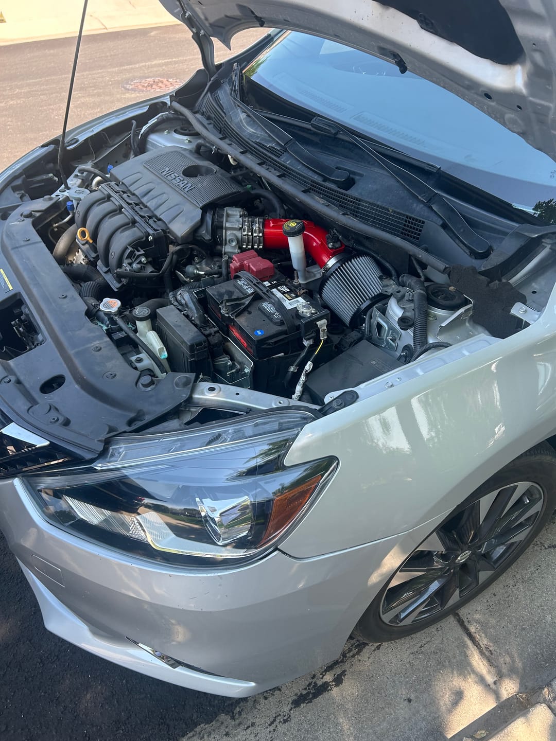 Customer photo review of HPS Performance Shortram Air Intake Kit 2013-2019 Nissan Sentra 1.8L, 827-269