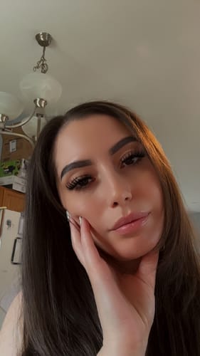 Customer photo review of CANDY Lash Clusters