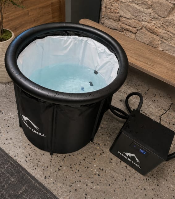 Customer photo review of Cold Plunge Tub with Chiller