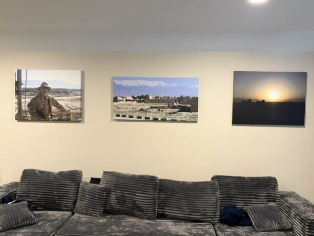Customer photo review of Create Your Own Canvas Set - Wide Landscape
