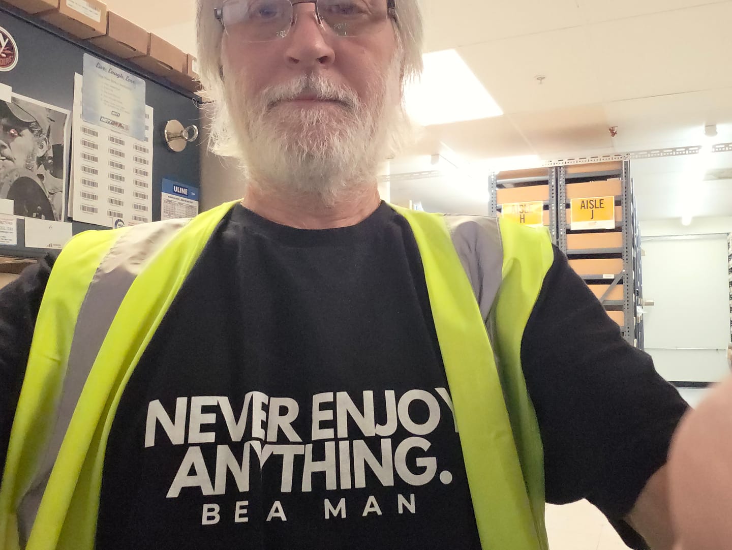Customer photo review of Never Enjoy Anything | Black Limited Edition