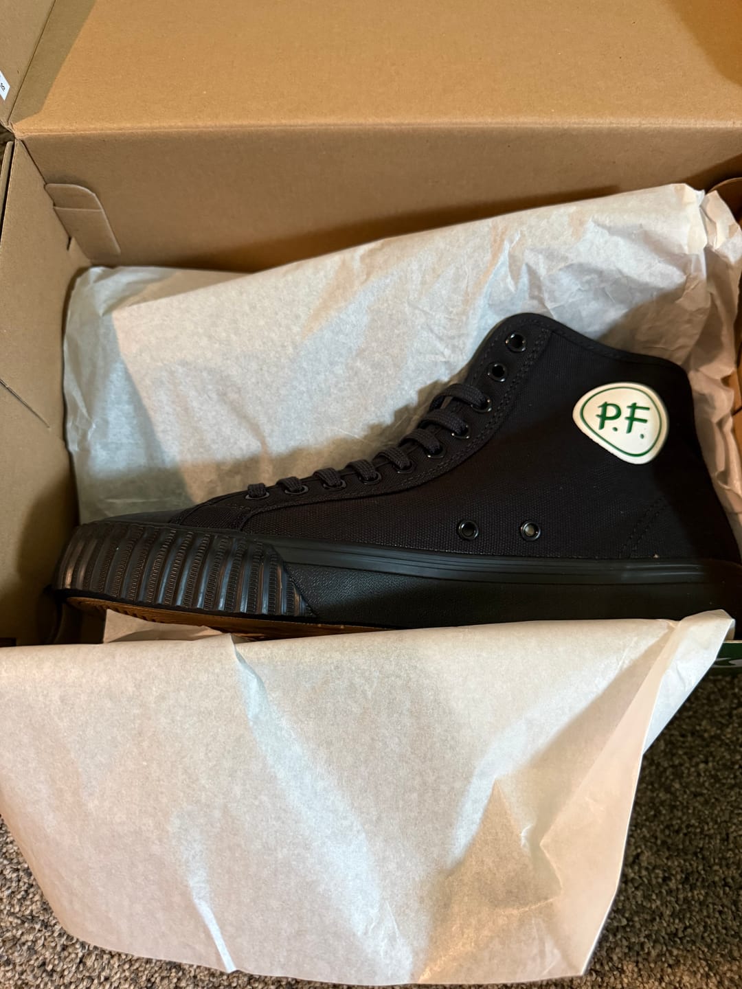 Customer photo review of 1993 Center Wide High-Top Black
