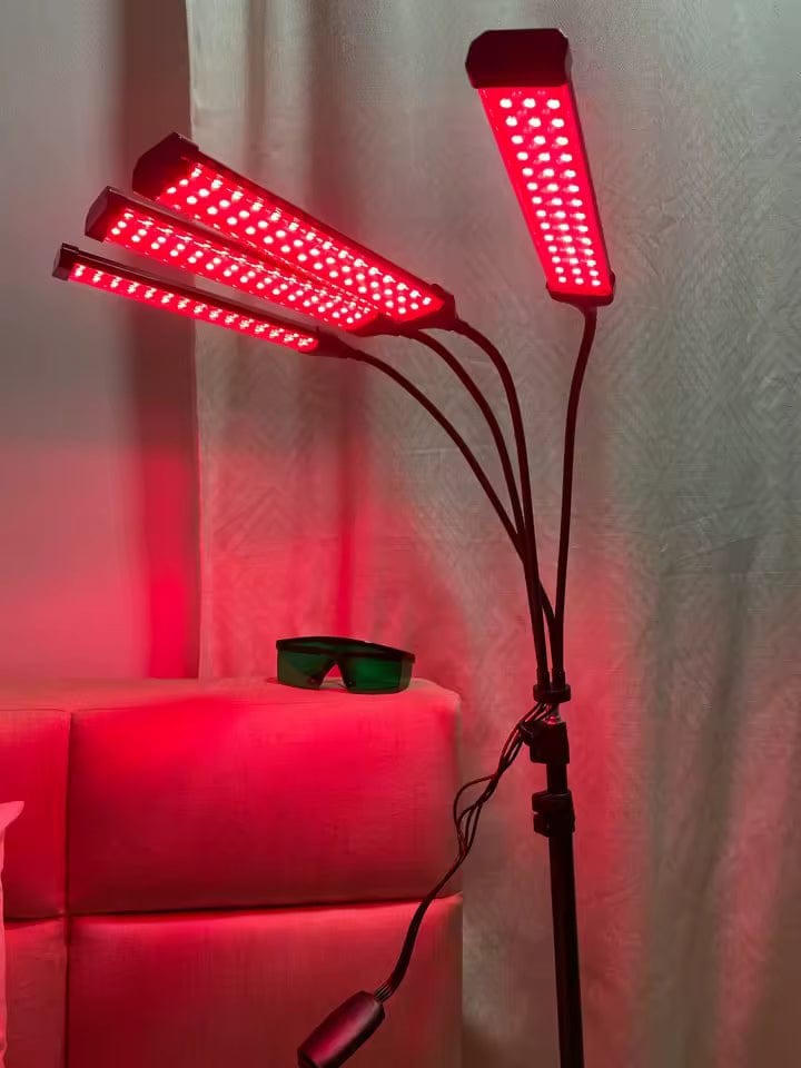Customer photo review of InzysJointRelief - Red Light Therapy Lamp – 660nm & 850nm Near Infrared LED for Joint Pain Relief, Muscle Recovery & Skin Rejuvenation