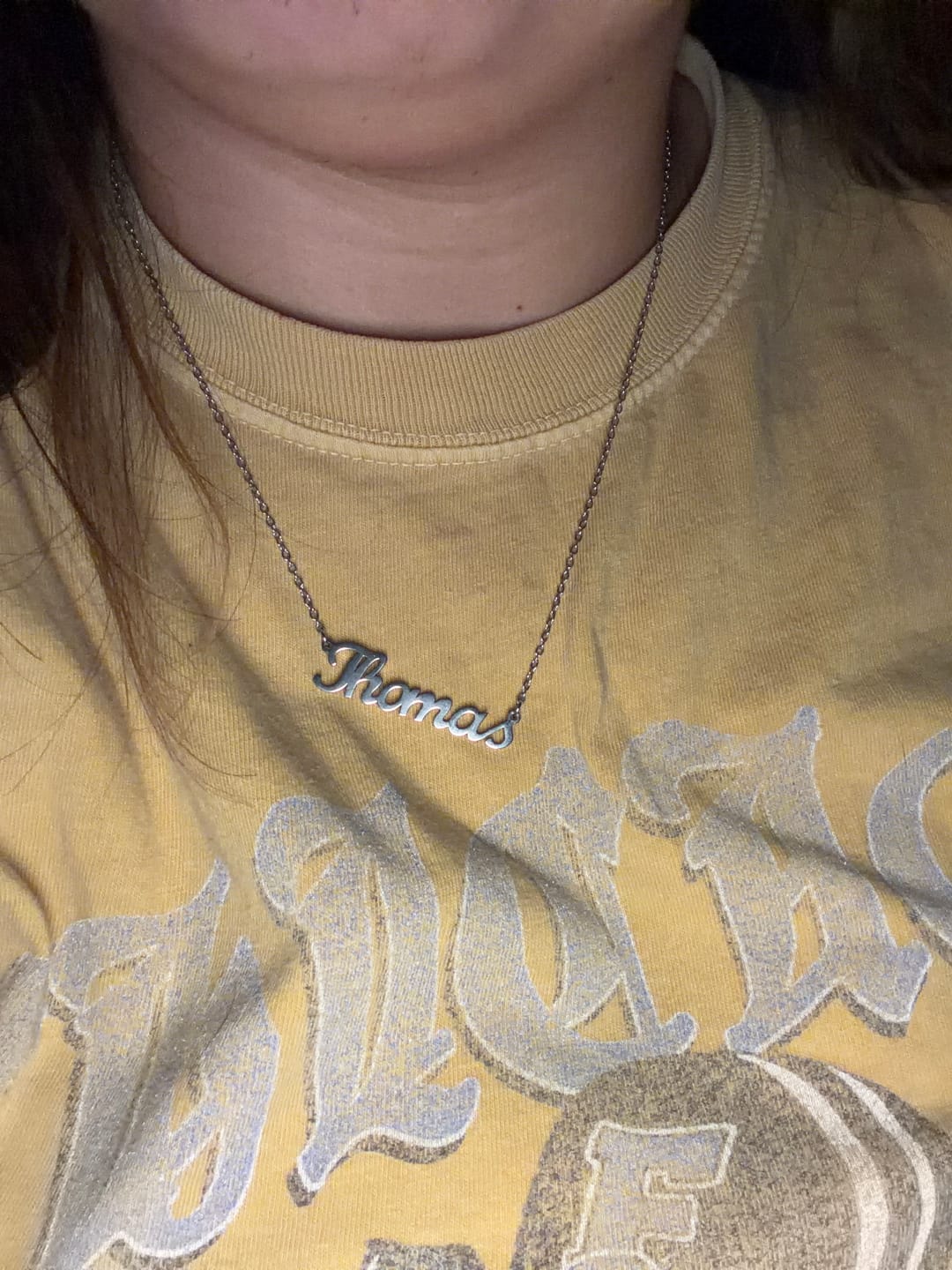 Customer photo review of Custom Name Necklace