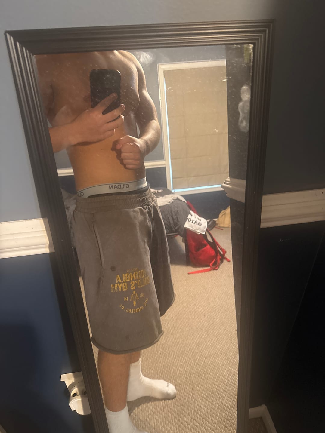 Customer photo review of 1014 - Gold's Iron Legacy Shorts