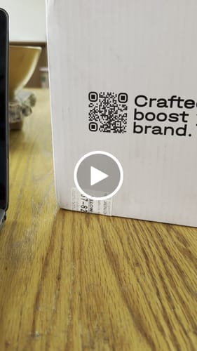 Customer video review of Custom Leather Patch Koozies