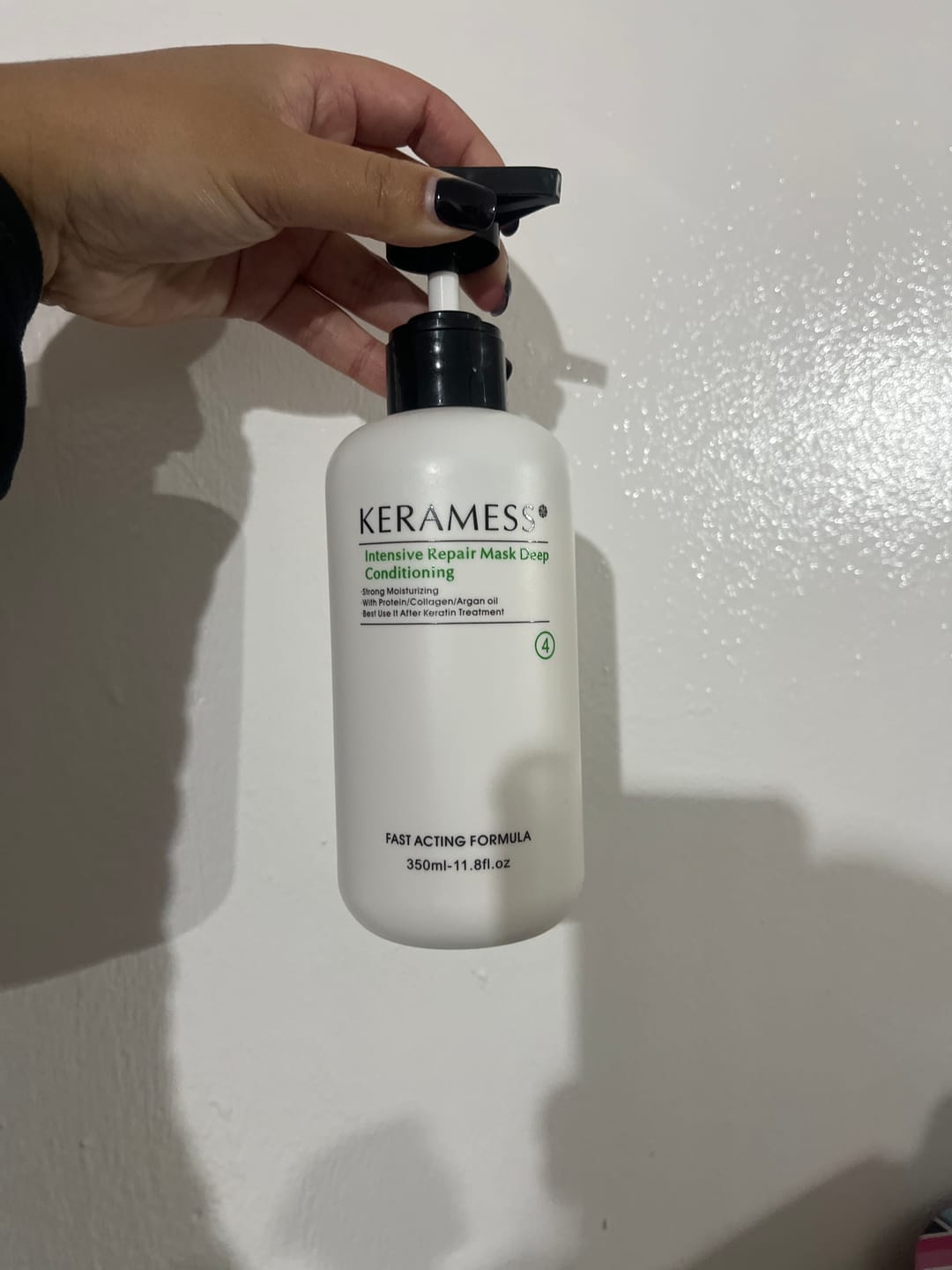 Customer photo review of Keramess Keratin Repair Mask - Deep Conditioning Hair Mask 350ml