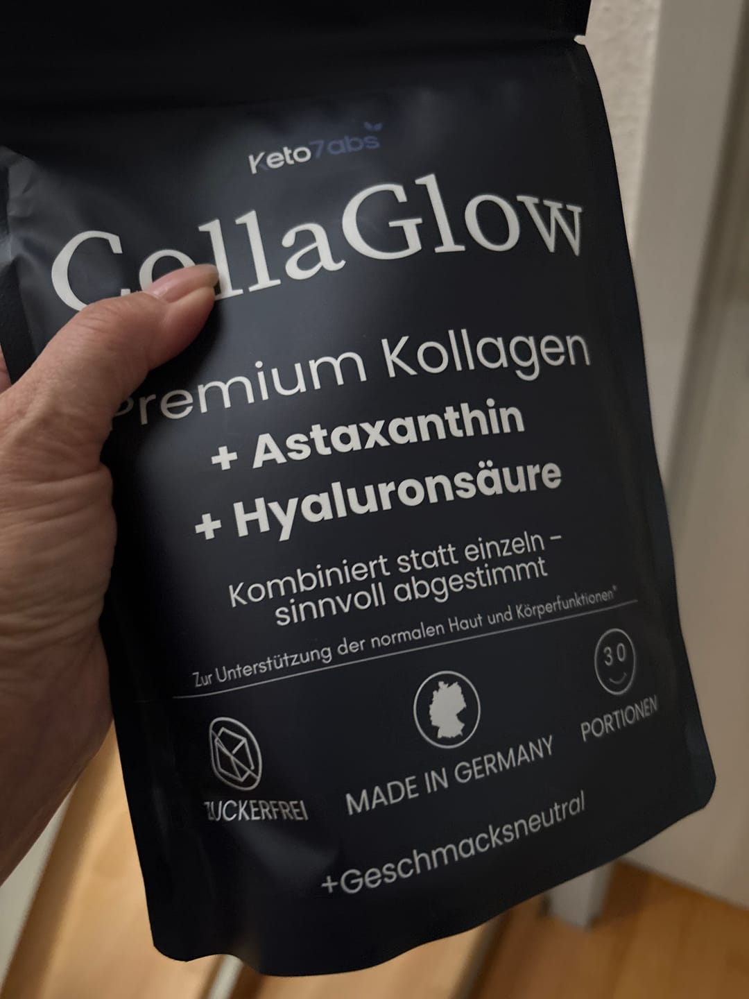 Customer photo review of CollaGlow 30 Tage Haut & Gelenk Regenerations-Kur