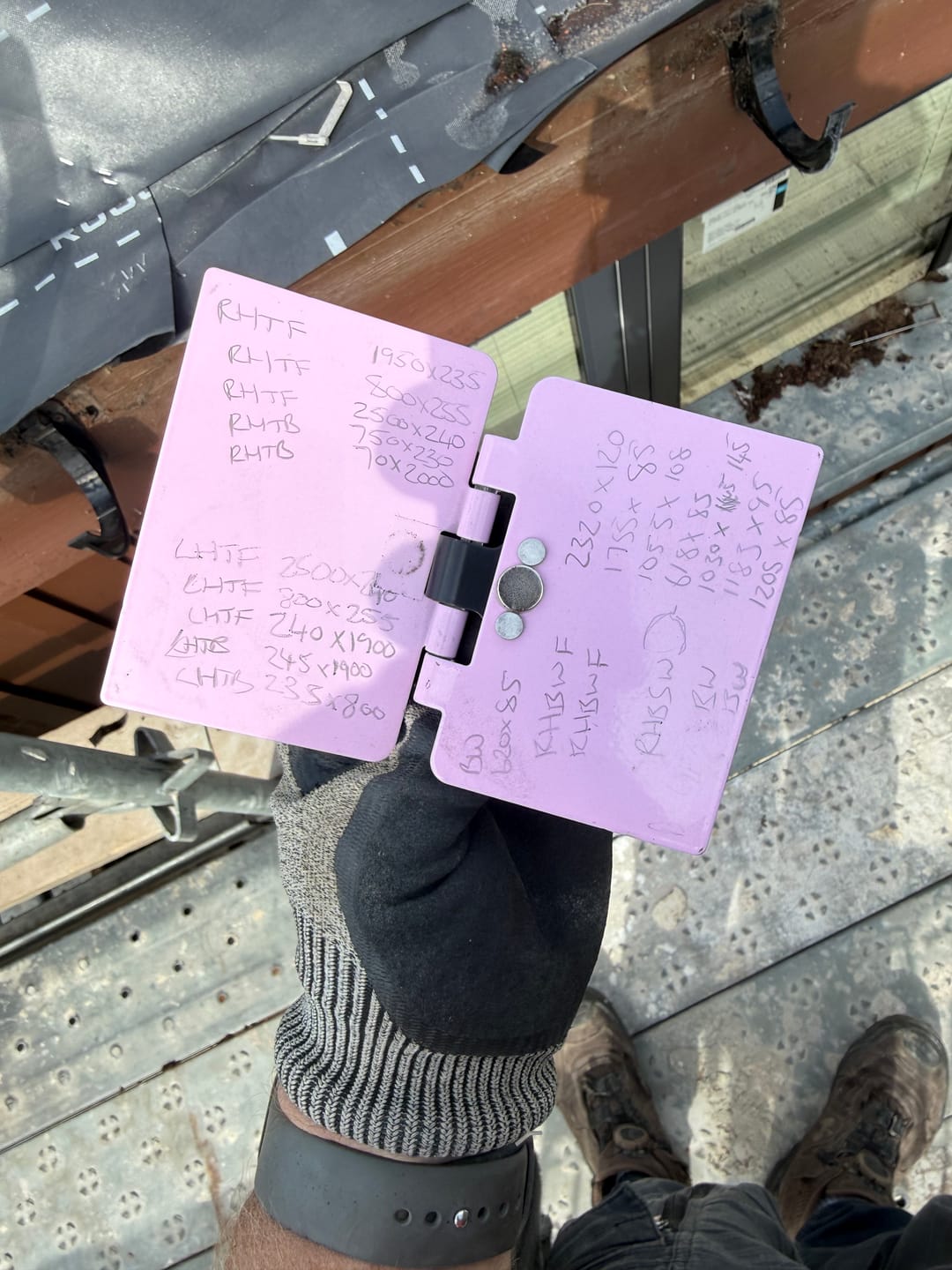 Customer photo review of The Quarto | Clip on Notepad