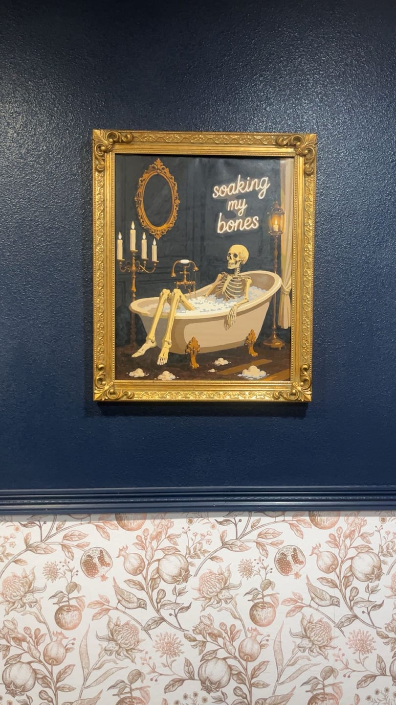 Customer photo review of Soaking My Bones | Paint by Number