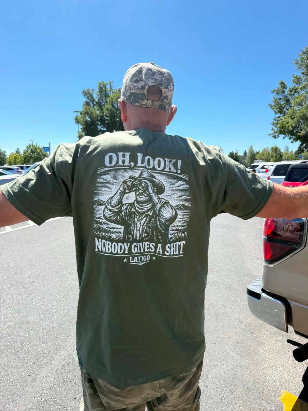Customer photo review of Oh Look Tee