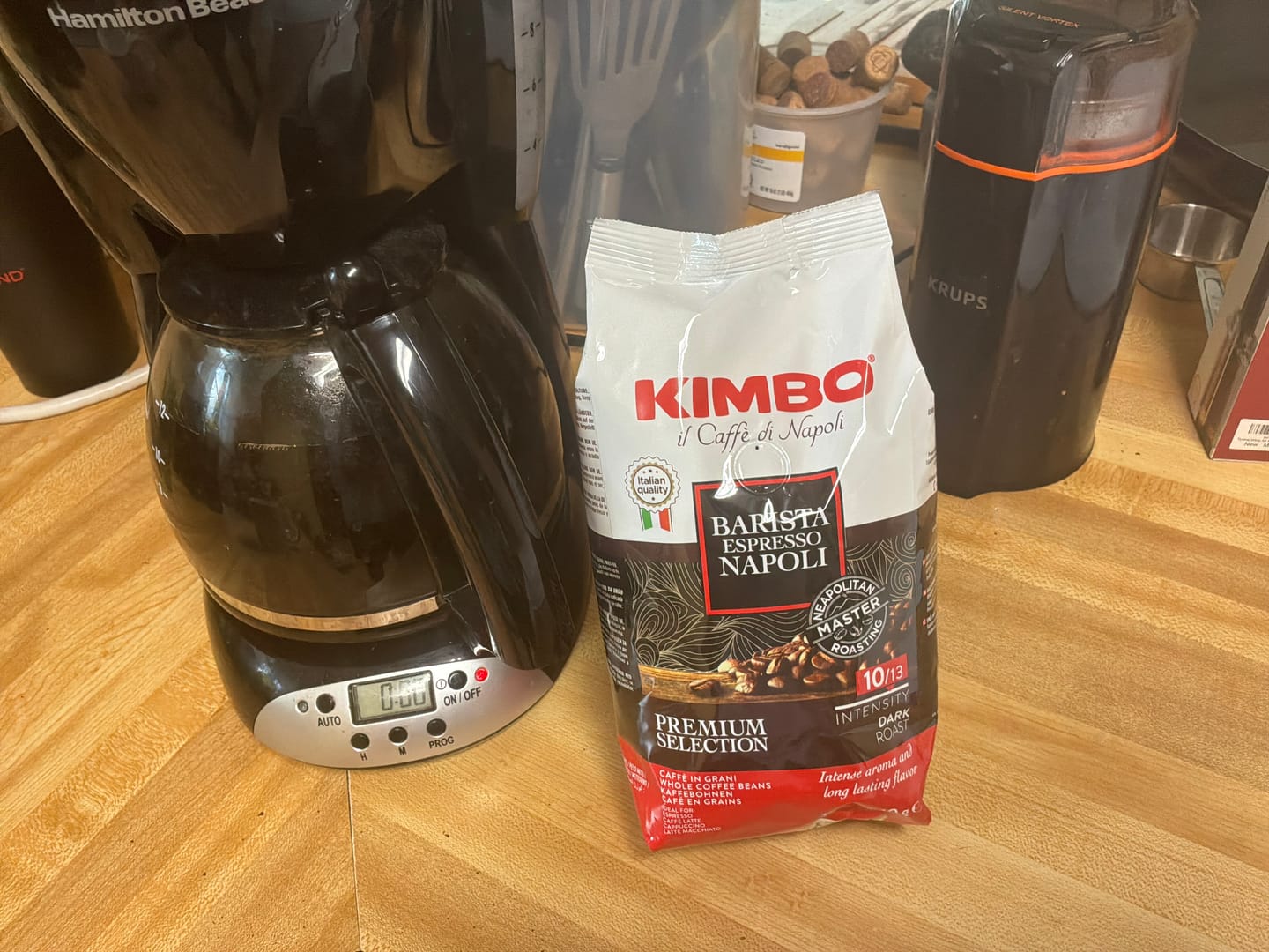 Customer photo review of Napoli Whole Bean Coffee - 12oz Bag