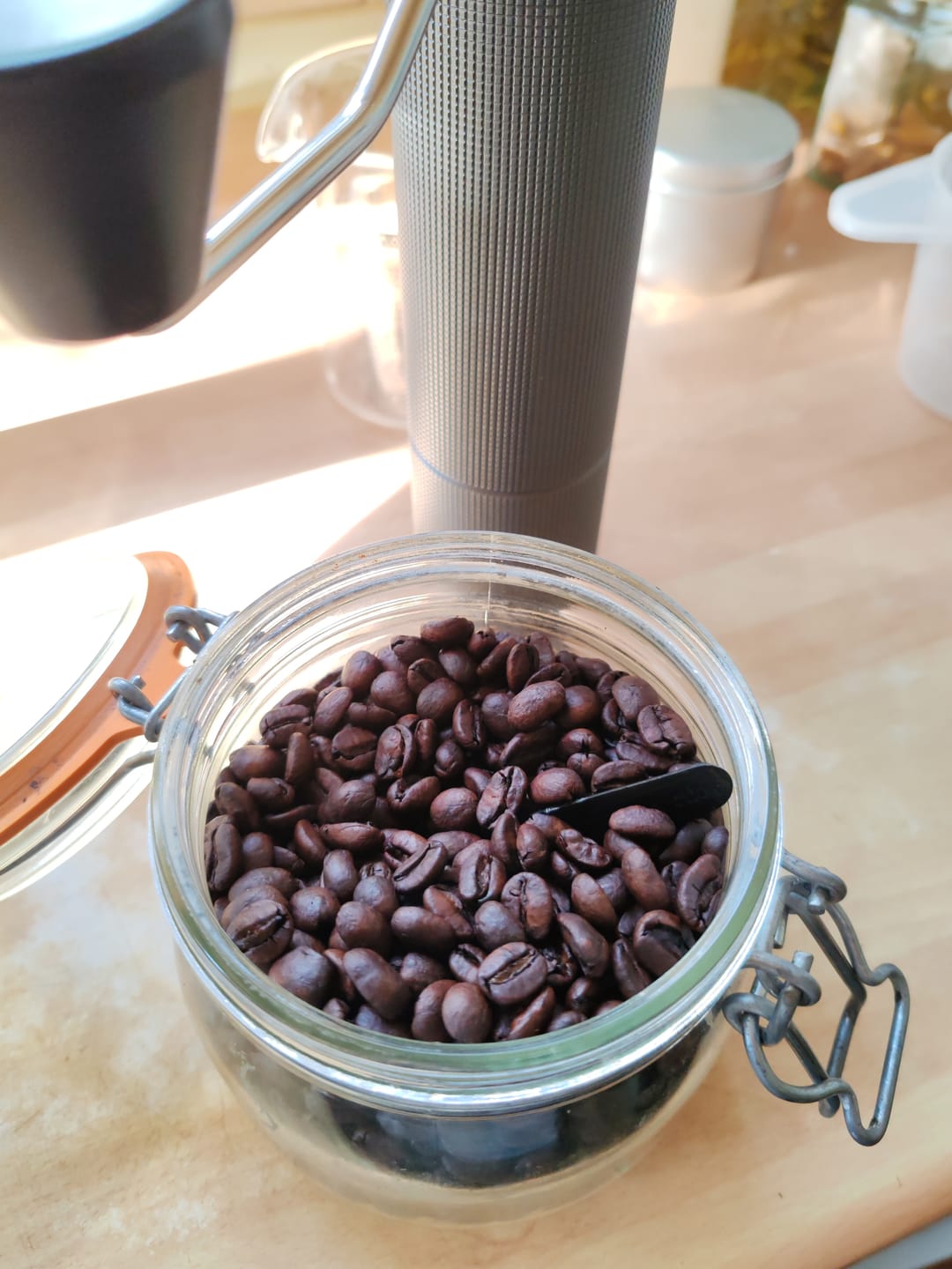 Customer photo review of Dark Roast Espresso Fairtrade Organic Coffee Beans and Ground - 200g, 500g, 1kg