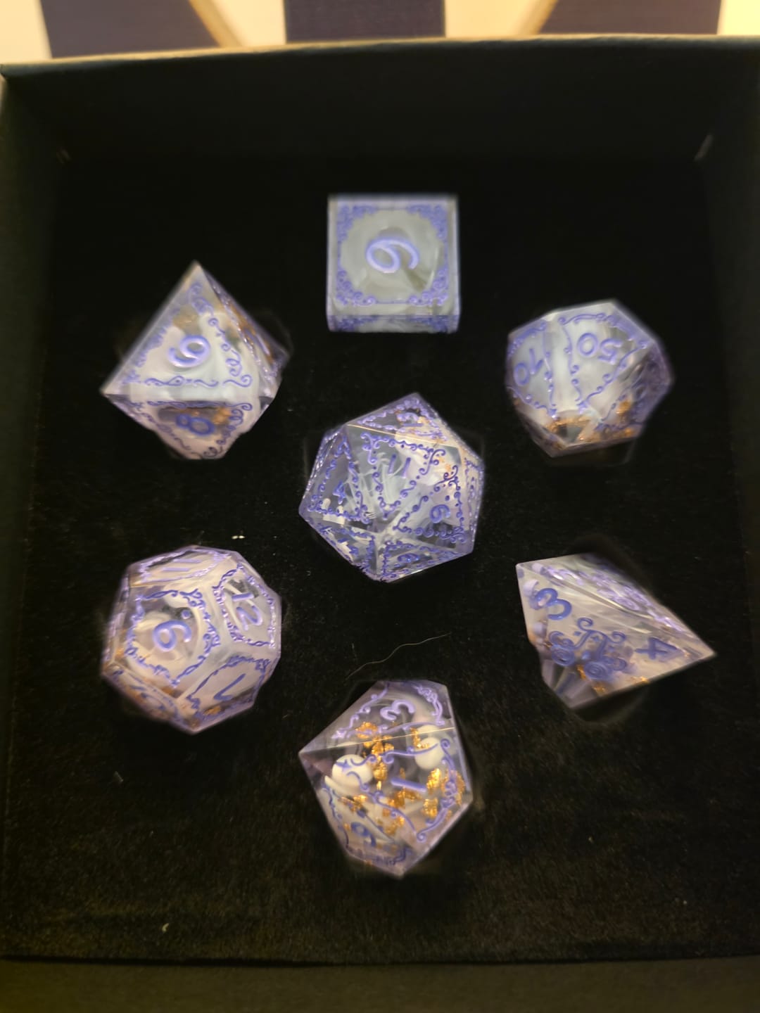 Customer photo review of Mystery Box: Sharp Edge Dice