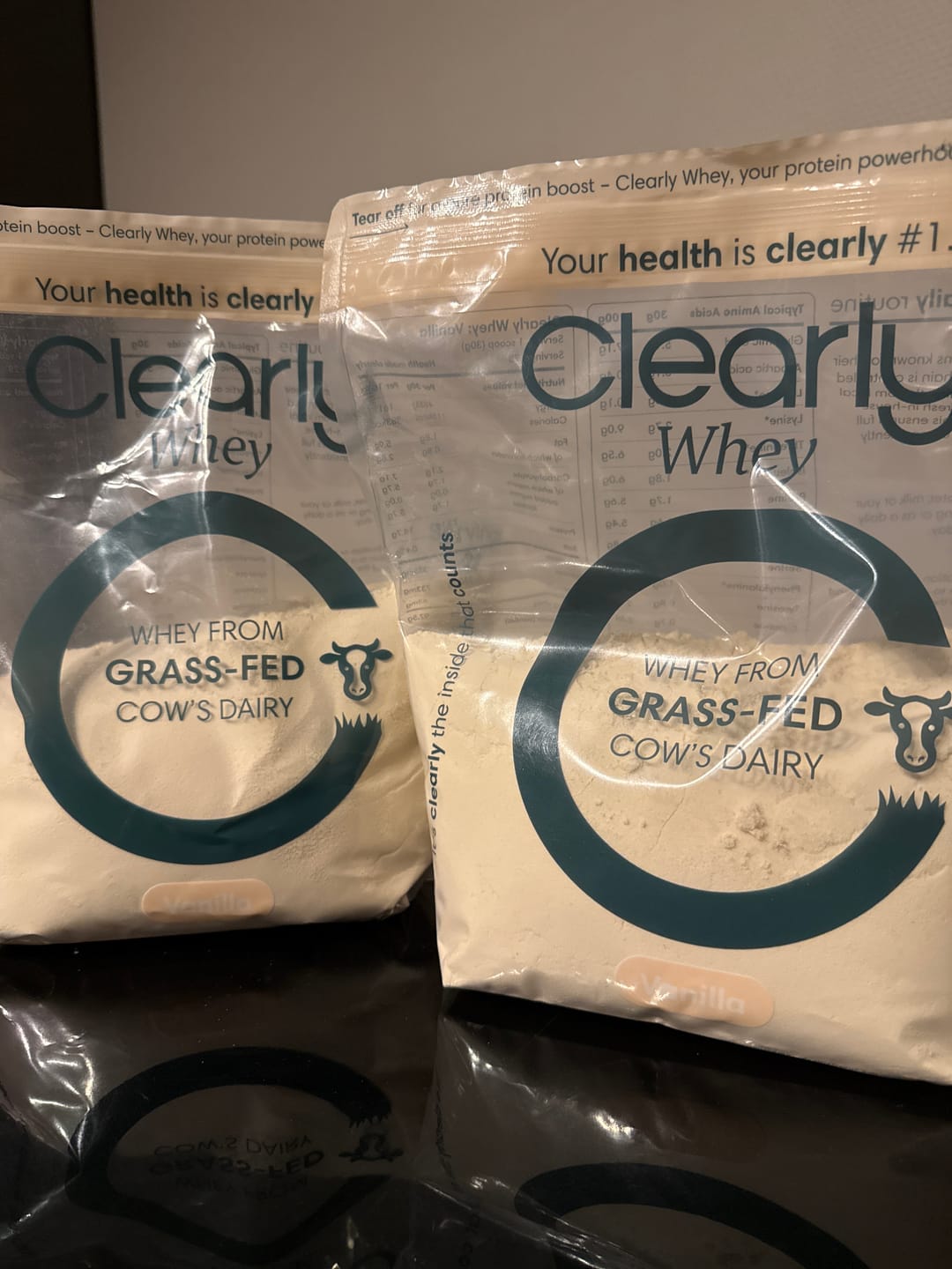Customer photo review of Grass-fed Whey