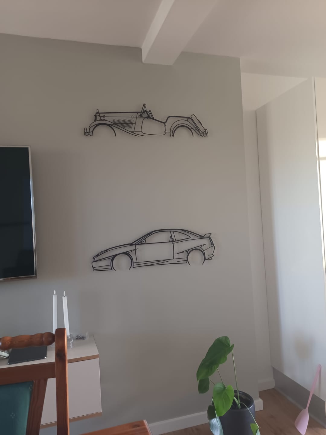 Customer photo review of Coupé 20V Turbo Limited Edition 1998 Detailed Silhouette Metal Wall Art