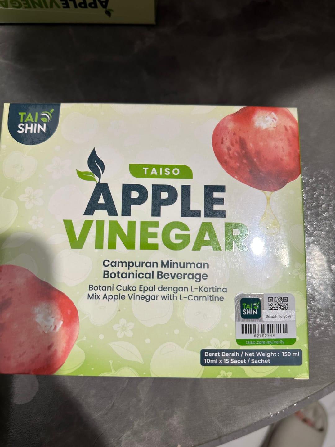 Customer photo review of Taiso Apple Cider Vinegar