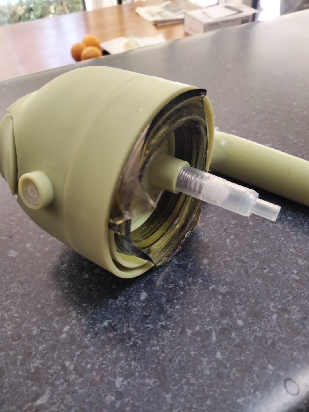 Customer photo review of 2 in 1 Oil Dispenser