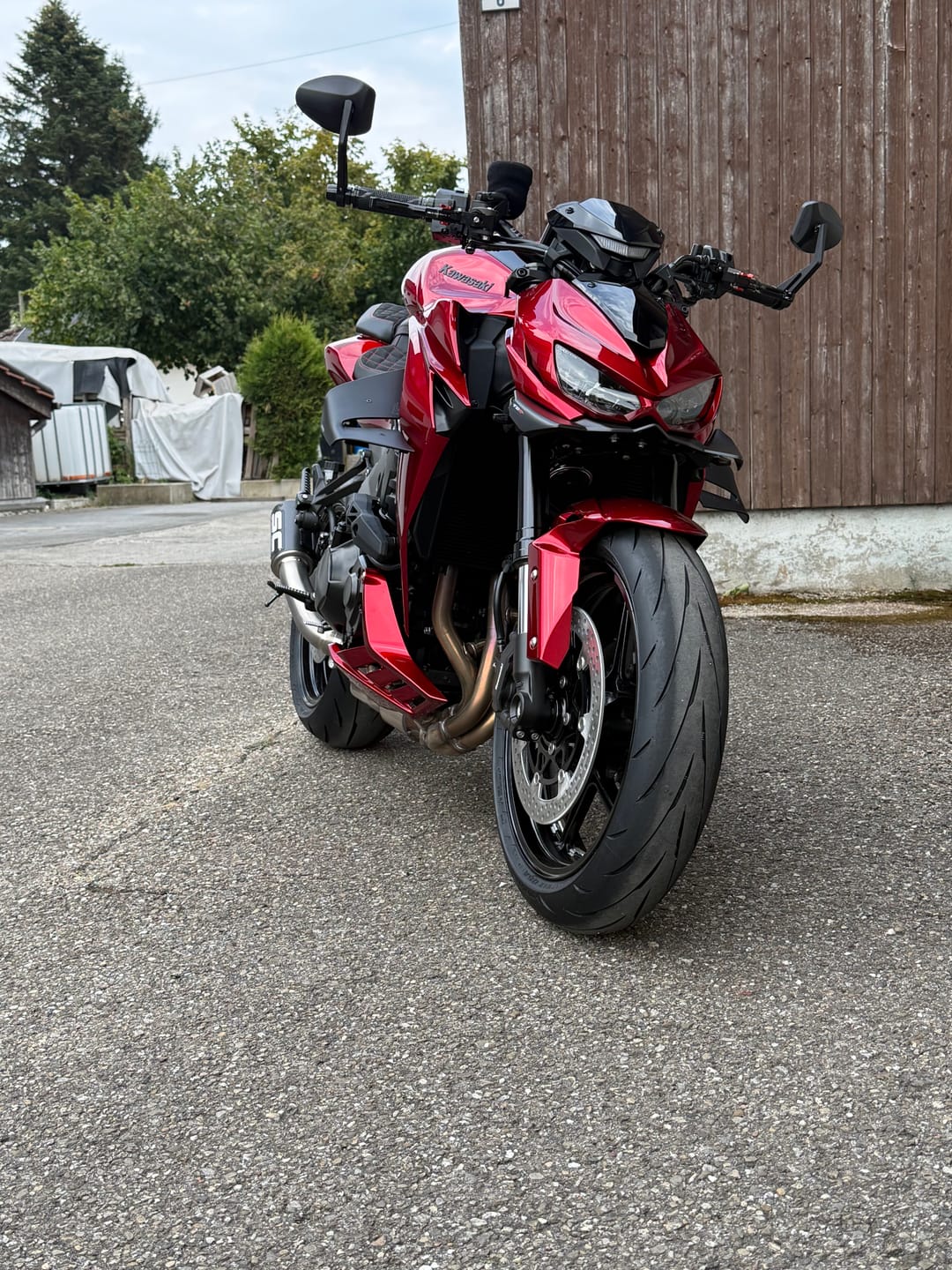 Customer photo review of PUIG D12 Spoiler | mit ABE | matt-schwarz | passend für Kawasaki Z1100 / SE - Modelle (2025-2026)