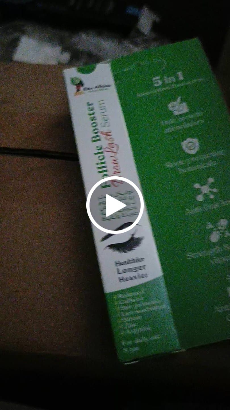 Customer video review of Eyebrows Follicle Booster Oil
