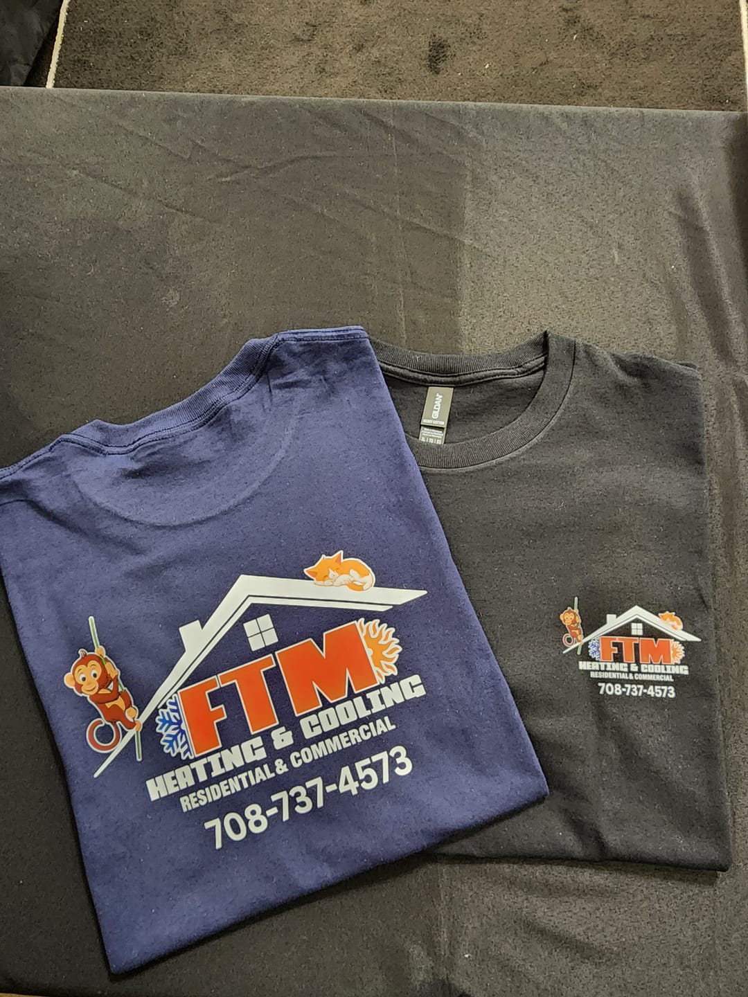 Customer photo review of Custom DTF Gang Sheets - Build Your Own | Printed in Waite Park, MN