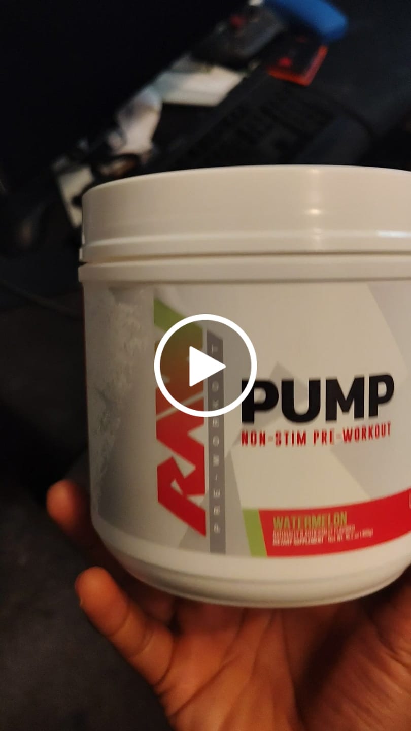 Customer video review of RAW Pump Non-Stim