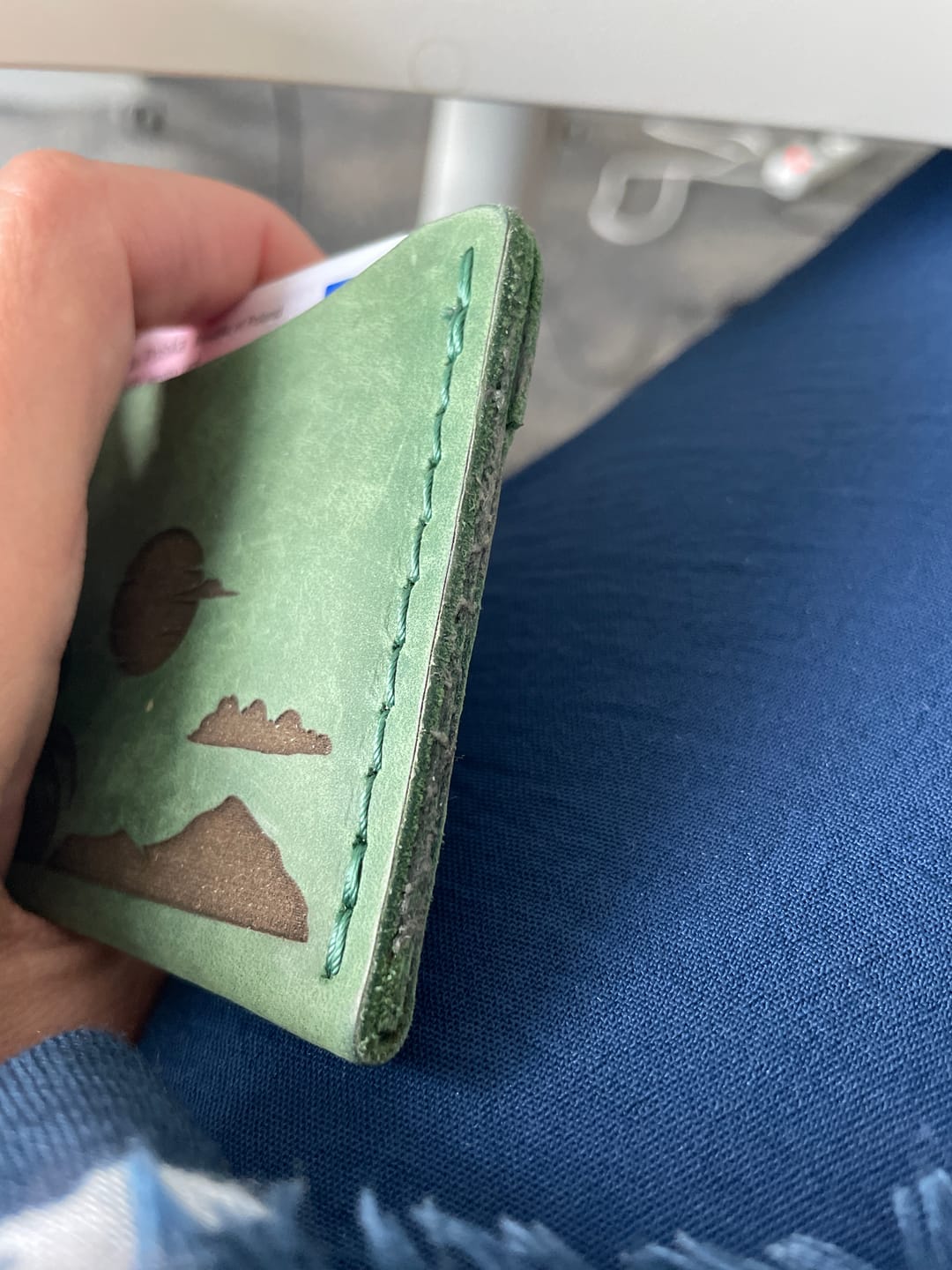 Customer photo review of Minimalistyczny skórzany portfel Hero 3 Kobieta wojowniczka