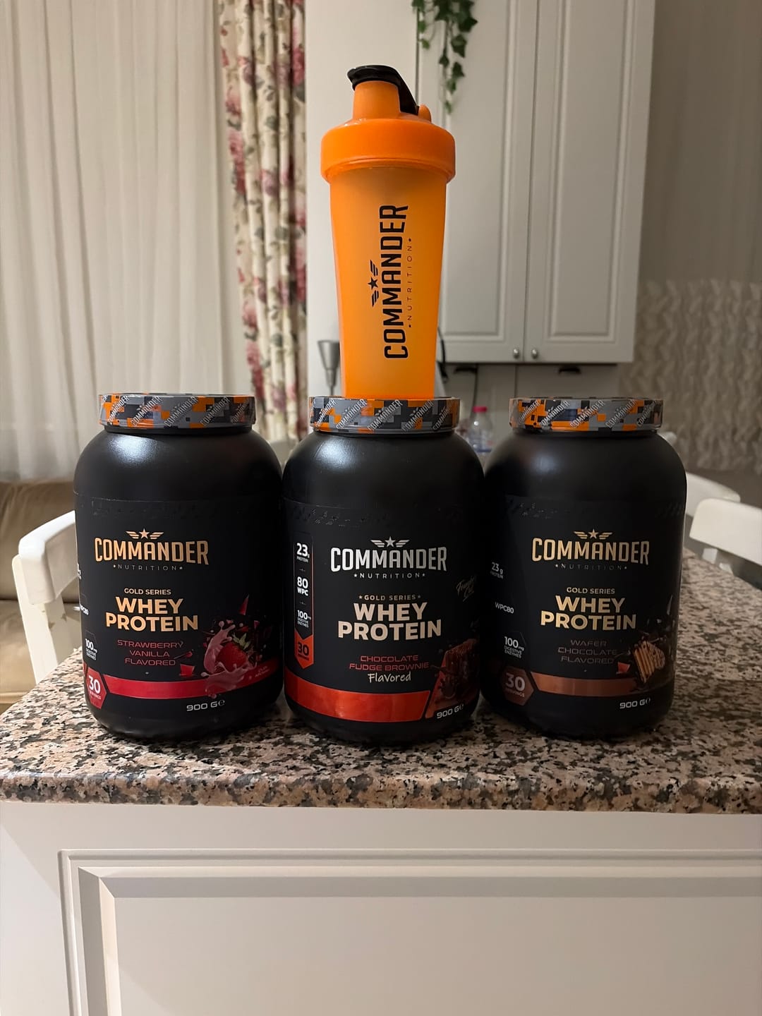 Customer photo review of Gold Whey Protein 900g (30 Servis)
