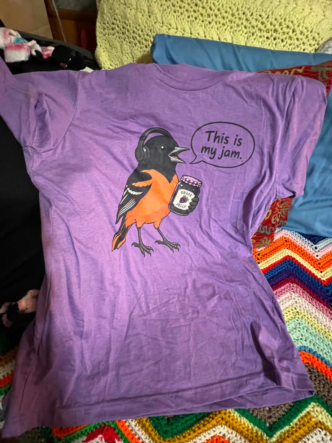 Customer photo review of Oriole Jam Tee