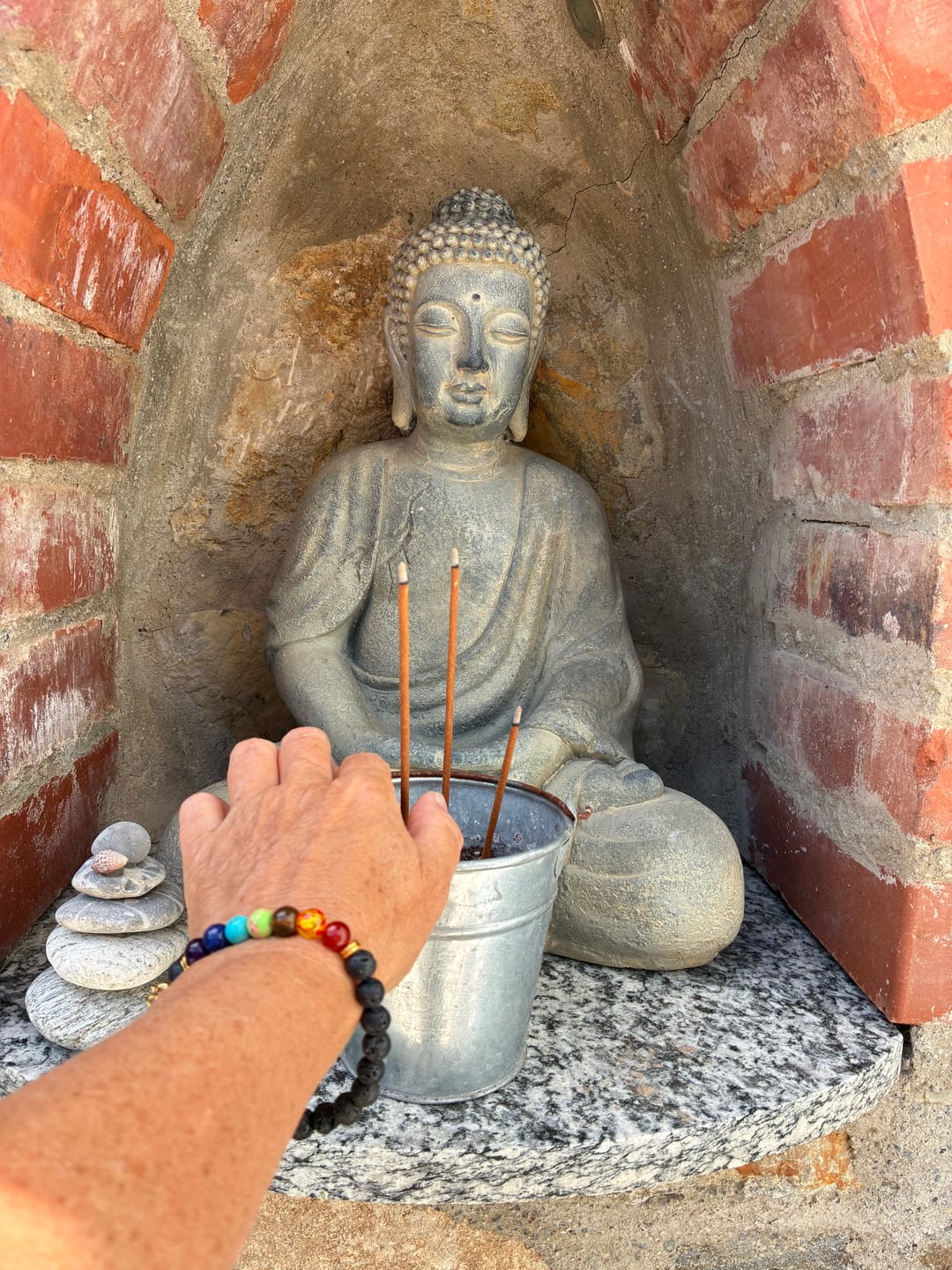 Customer photo review of »Die 7 Energie Chakren« Blockadenlöser-Armband aus verschiedenen Natursteinen inkl. abgebrochenem Stern