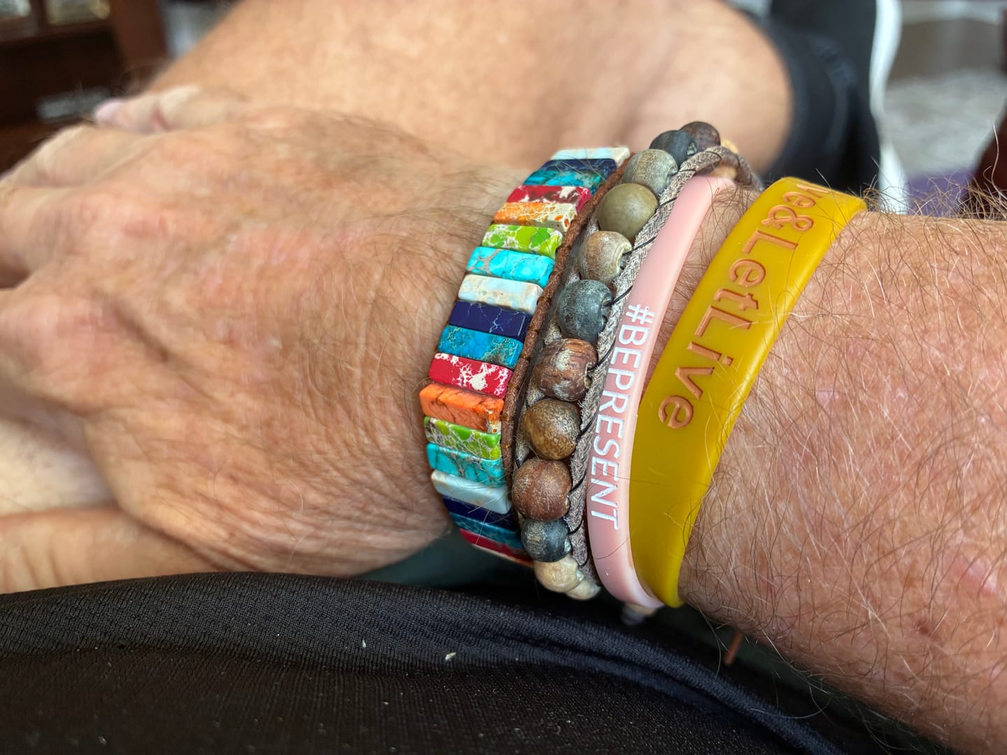 Customer photo review of Chakra Energy Bracelet