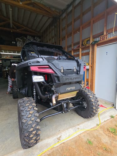 Customer photo review of RPM Polaris RZR Turbo R & PRO XP/S Turbo Silicone Intake J-Tube, Charge Tube W/ BOV, & Intake Tube KIT