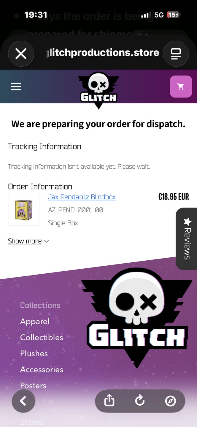 Customer photo review of Jax Pendantz Blindbox