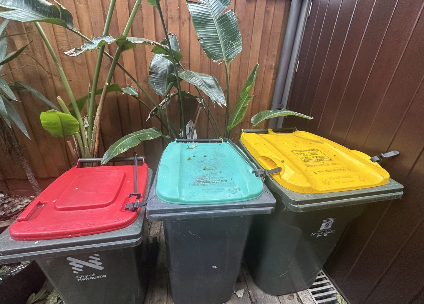 Customer photo review of SafeWaste Multi-Fit Lid Latch