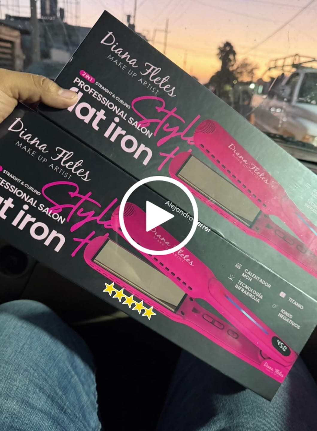 Customer video review of Plancha Profesional Infrarroja