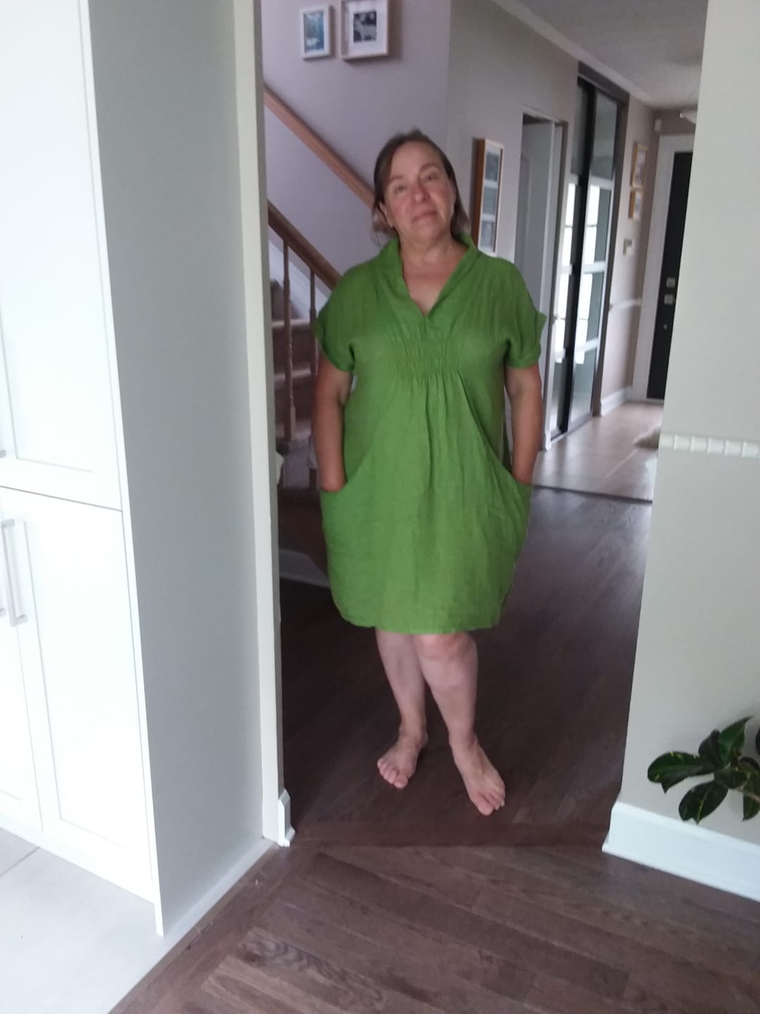 Customer photo review of Jolie All Day Slouch Top (Mushroom)
