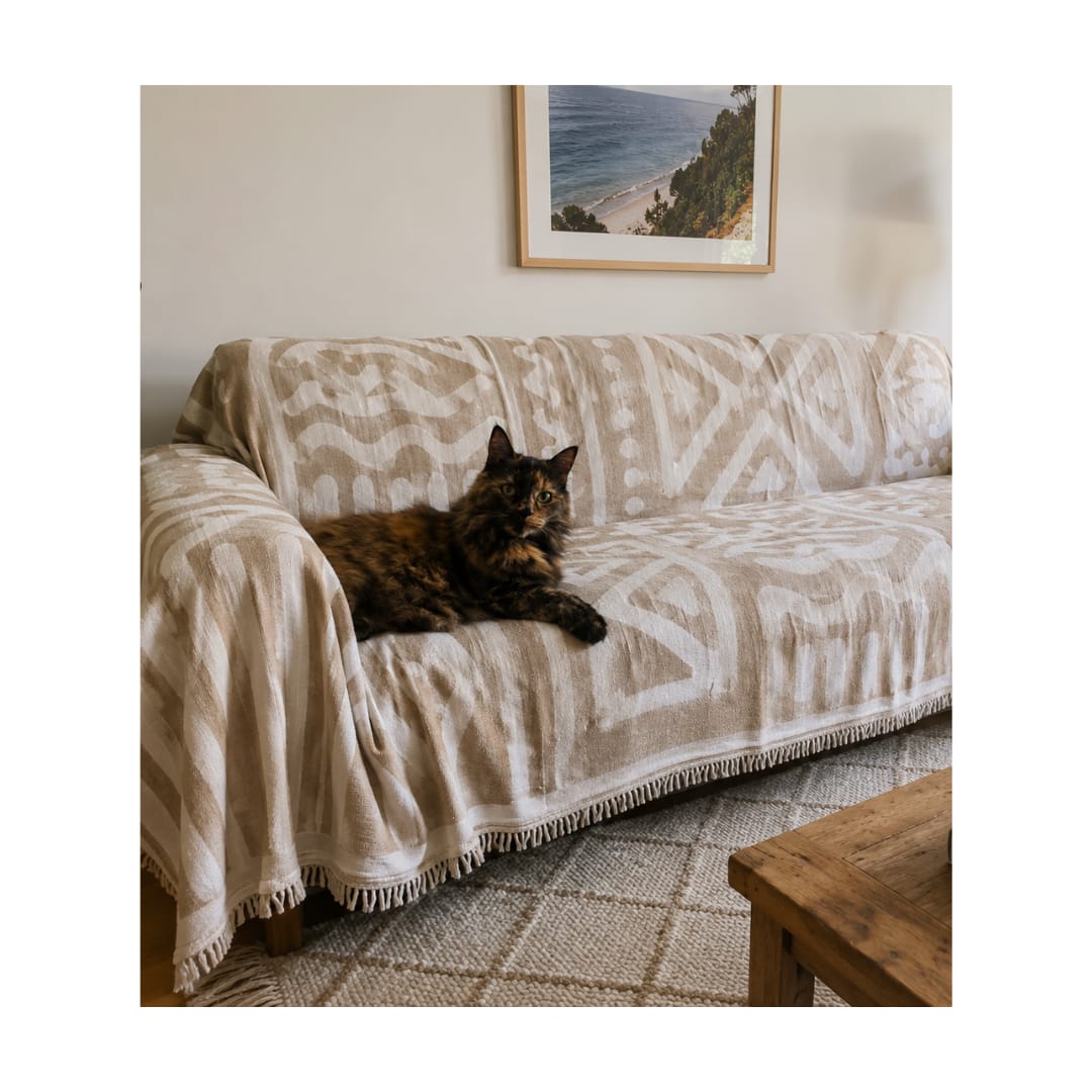 Customer photo review of Emioni™ Chenille Couch Throw