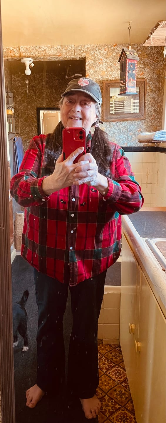Customer photo review of Horses Have My Heart-Denim Hat
