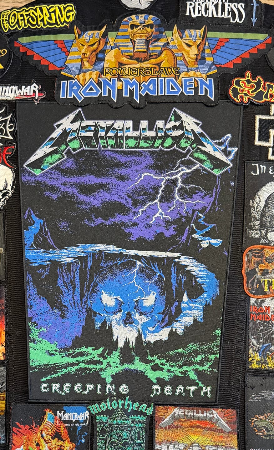 Customer photo review of Metallica - Creeping Death - Backpatch