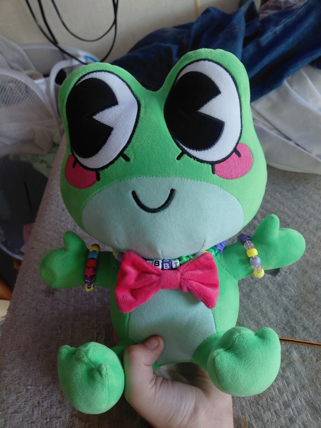 Customer photo review of Ribbit Plush