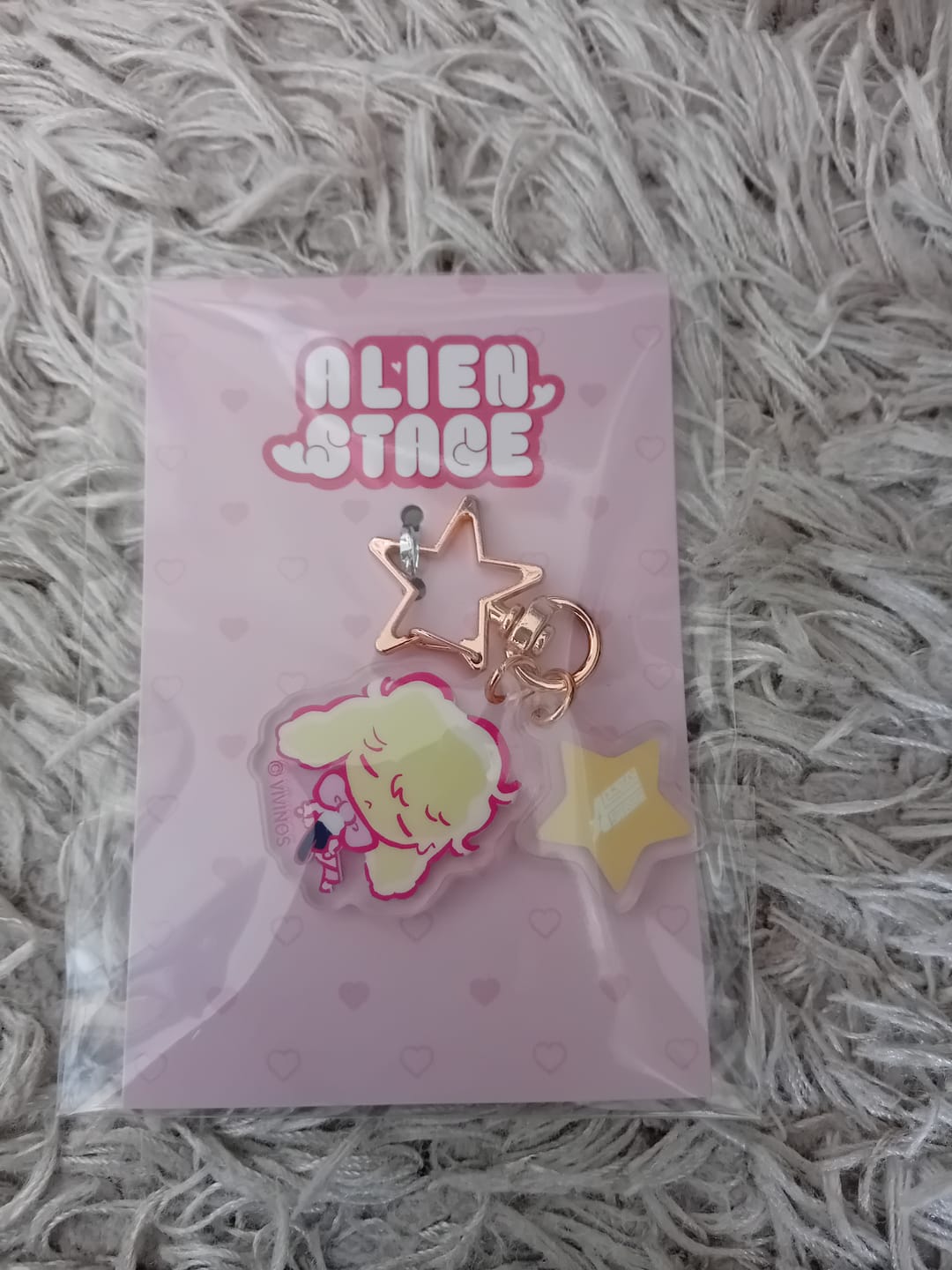 Customer photo review of Alien Stage Rabbit Series Acrylic Key Chain