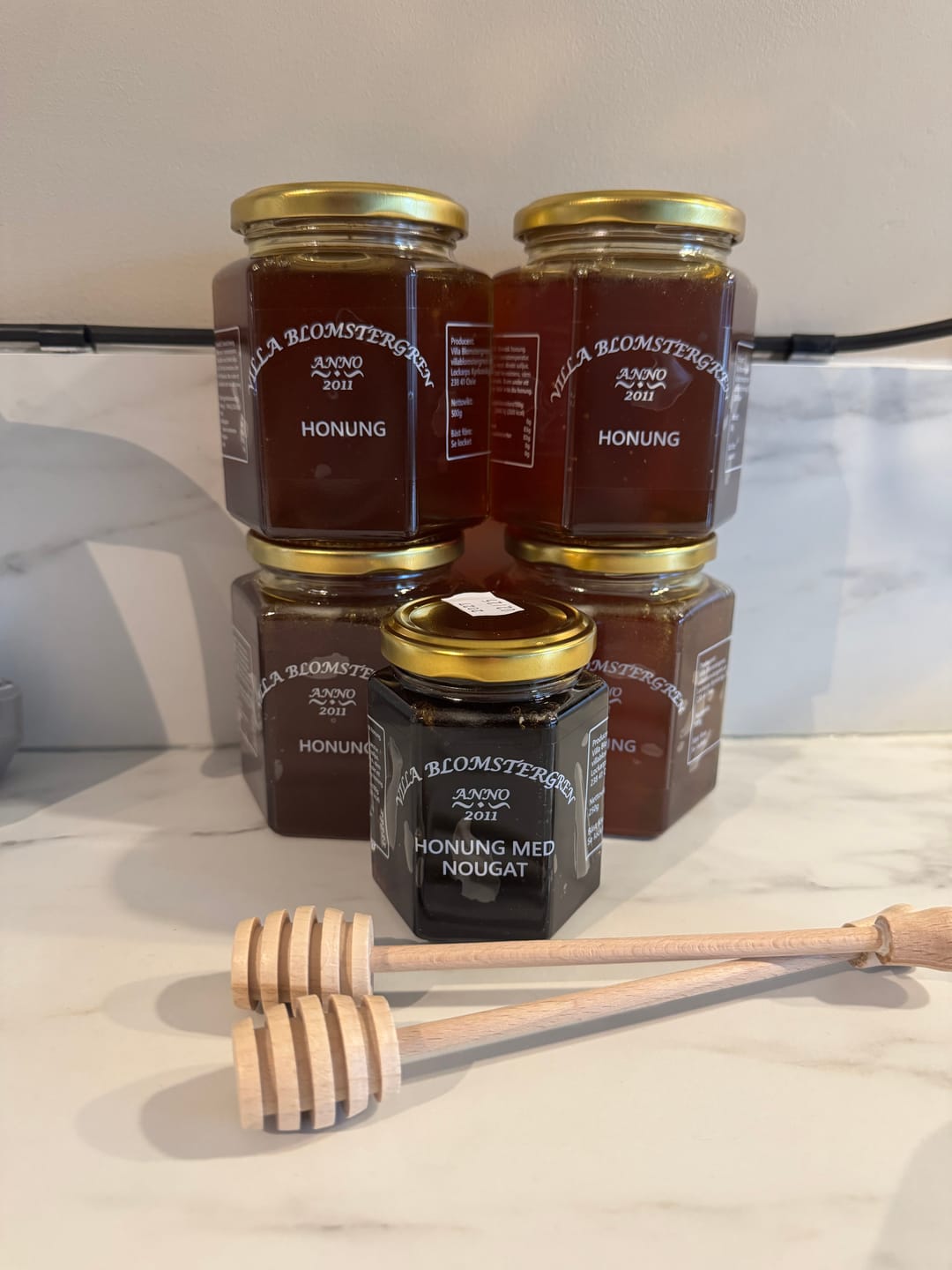 Customer photo review of Flytande honung 2 kg (4×500 g) – Svensk RAW honung