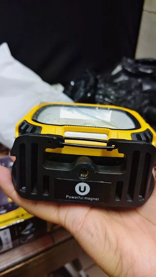 Customer photo review of LED Multi-functional Portable Type-C Emergency Rotating Light Magnet Flashlight