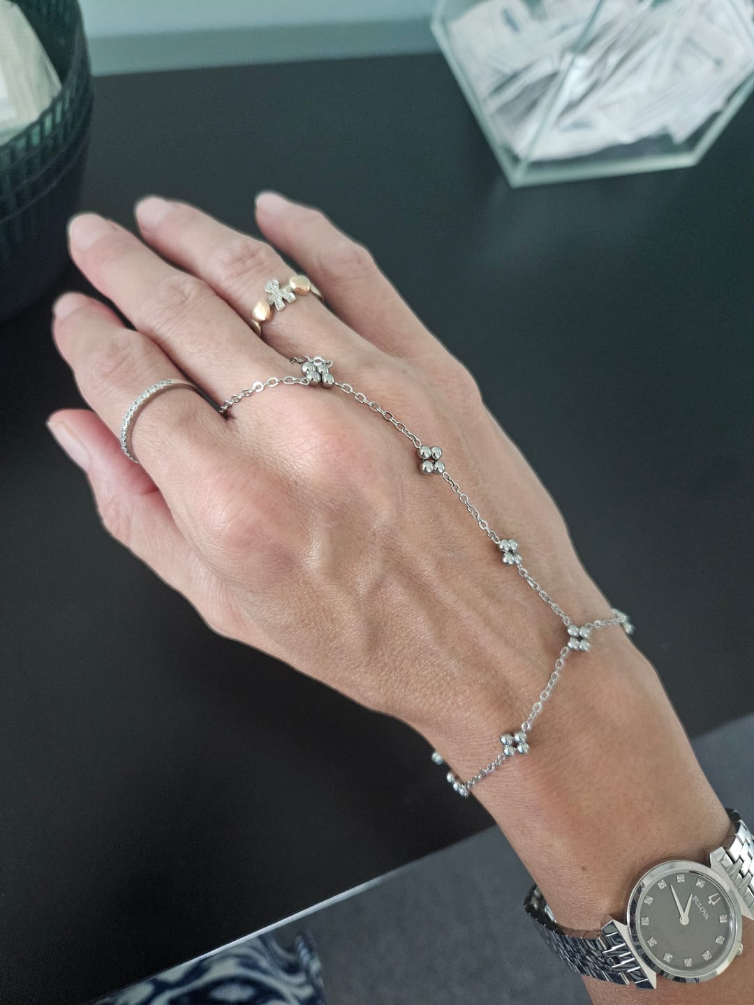 Customer photo review of Yasmin hand chain