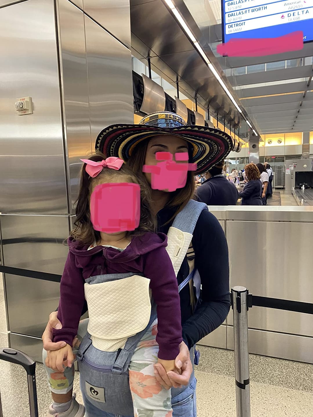 Customer photo review of Ashton ComfortCarry™ Baby Carrier