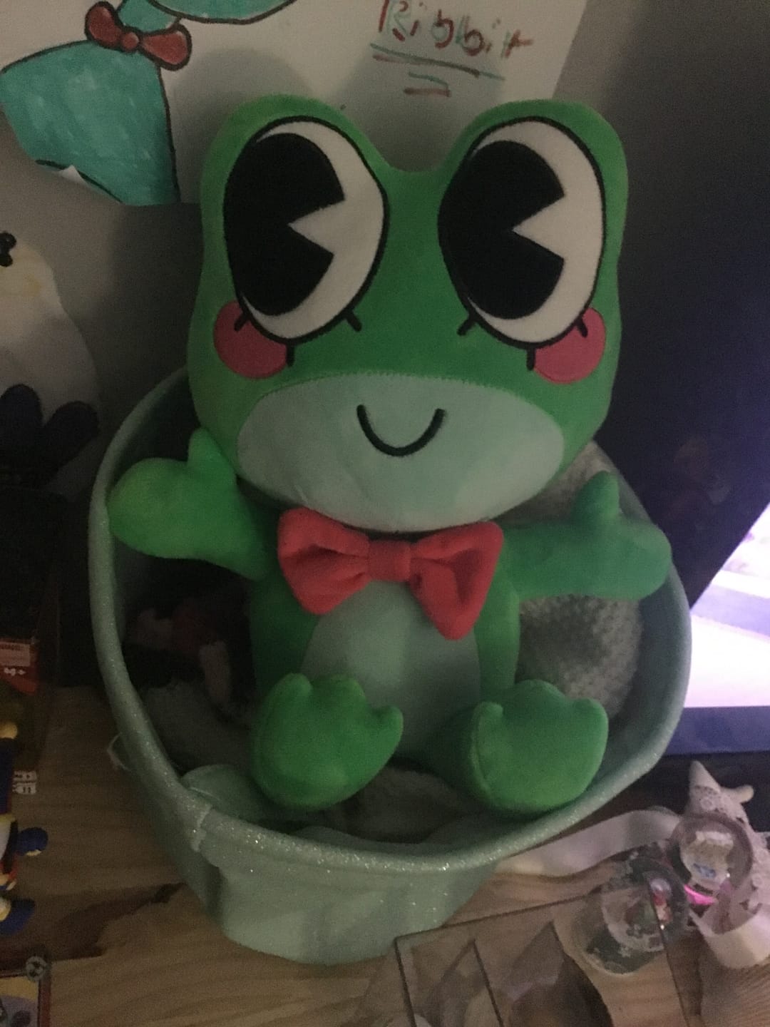 Customer photo review of Ribbit Plush