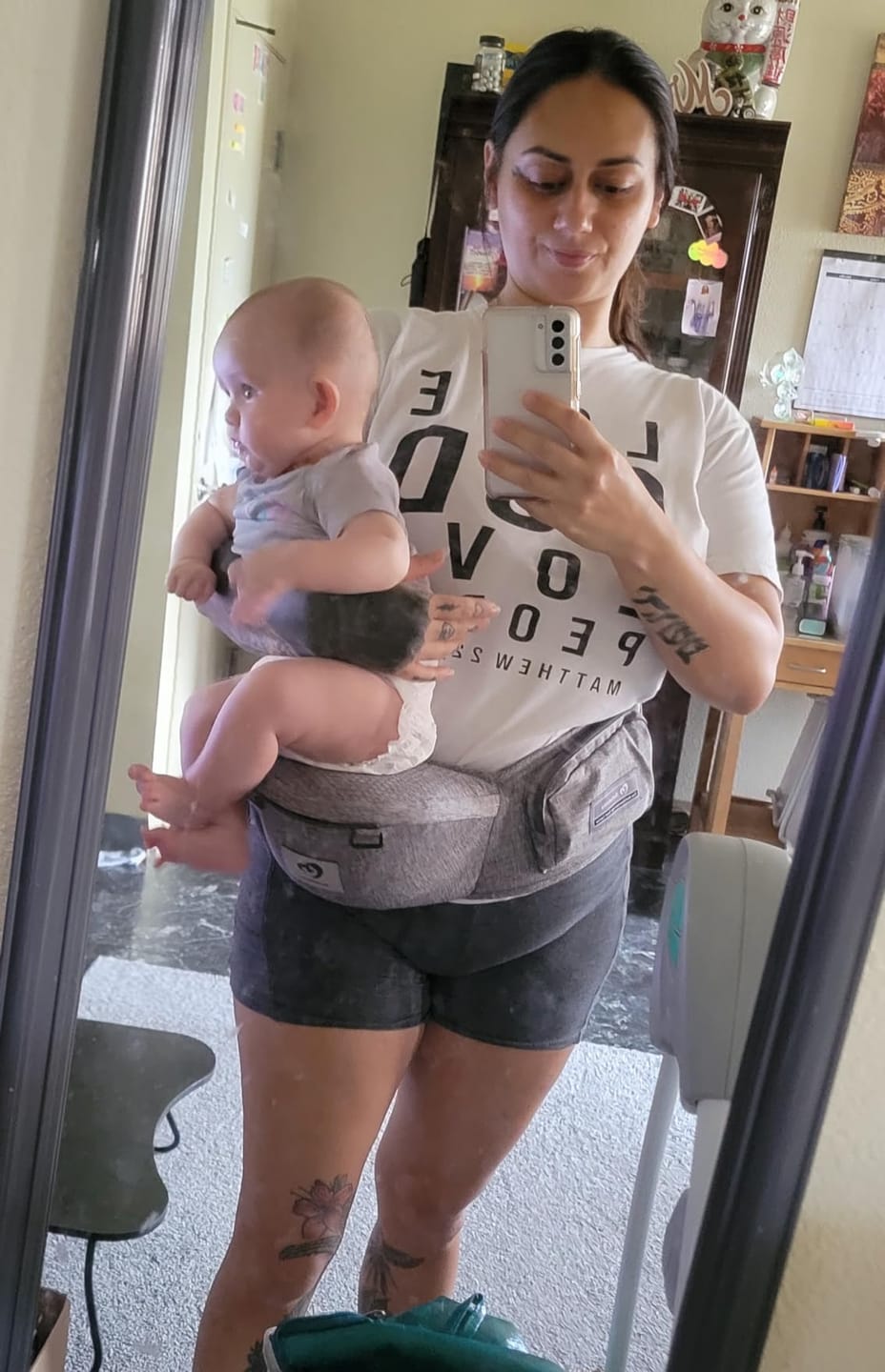 Customer photo review of Ashton ComfortCarry™ Baby Carrier